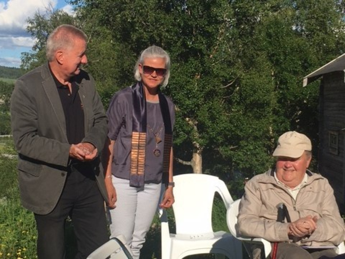 Presidentskifte 2021-2022 Kjell Magnus, Sophie og Arne